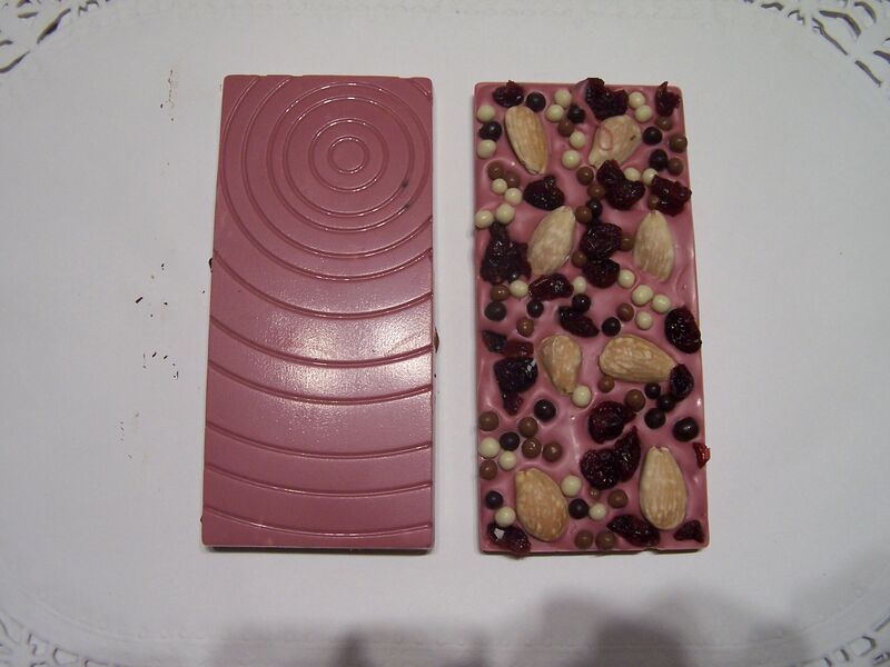tablette de chocolat Ruby naturellement rose