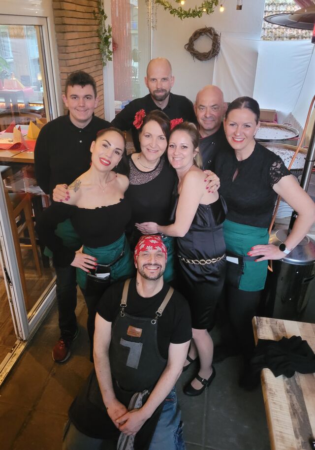Team mit Herz
