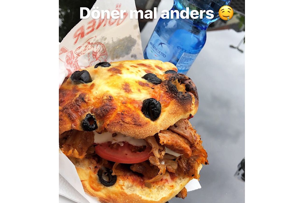 Döner mit überbackenem Brot!
