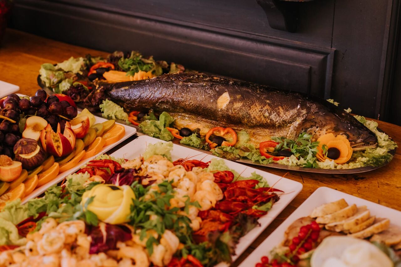 gebackener Lachs