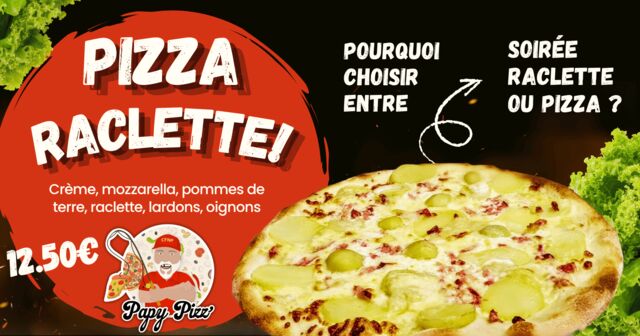 Pizza Raclette