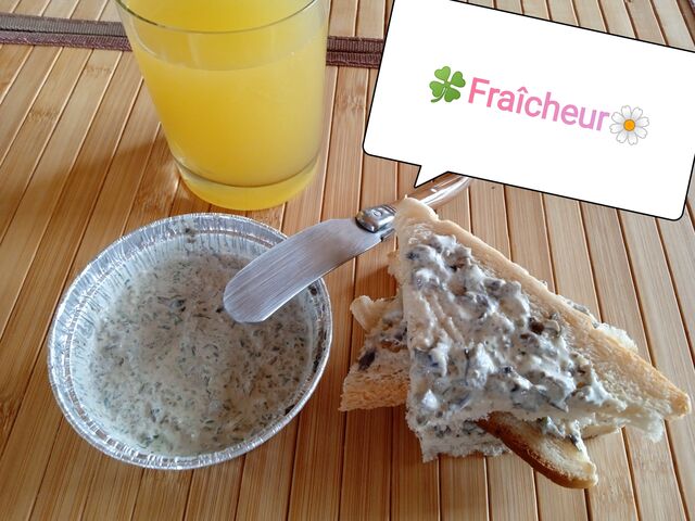 Fromage frais aux escargots à taoter 8,50 € les 100 g