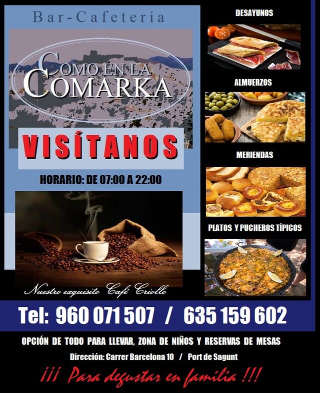 En la cafetería-bar 