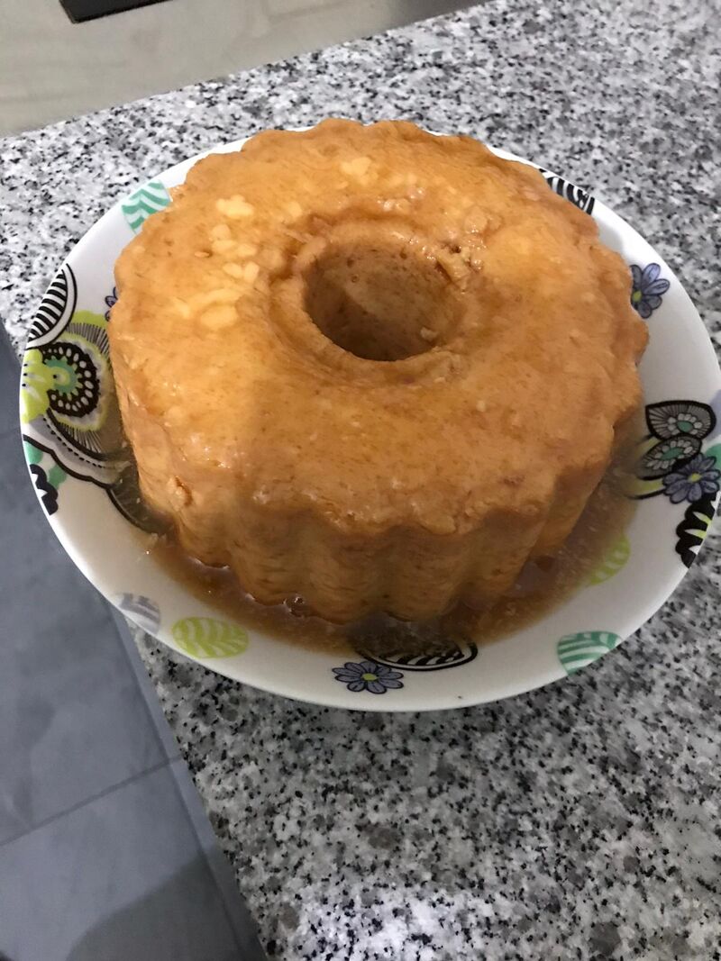 pudim caseiro
