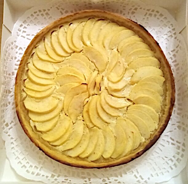 Tarte aux pommes bio