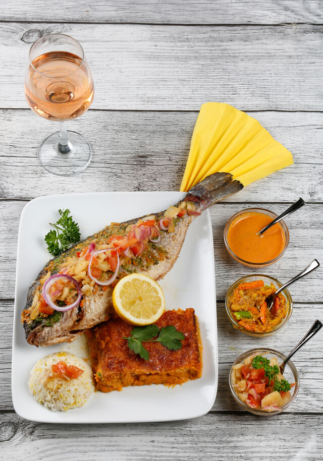 dorade royal gratin de patate douce