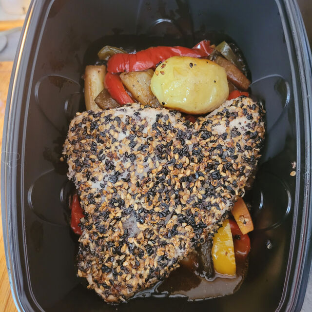 MI-CUIT DE THON AUX GRAINES DE SESAME