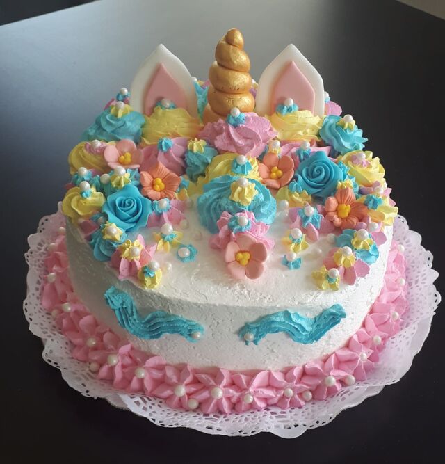 Tarta de unicornio que no quiso el nombre otra opción 