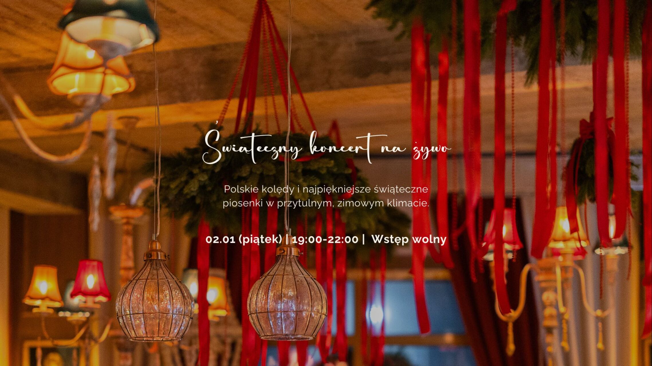 Świąteczny wieczór z muzyką na żywo