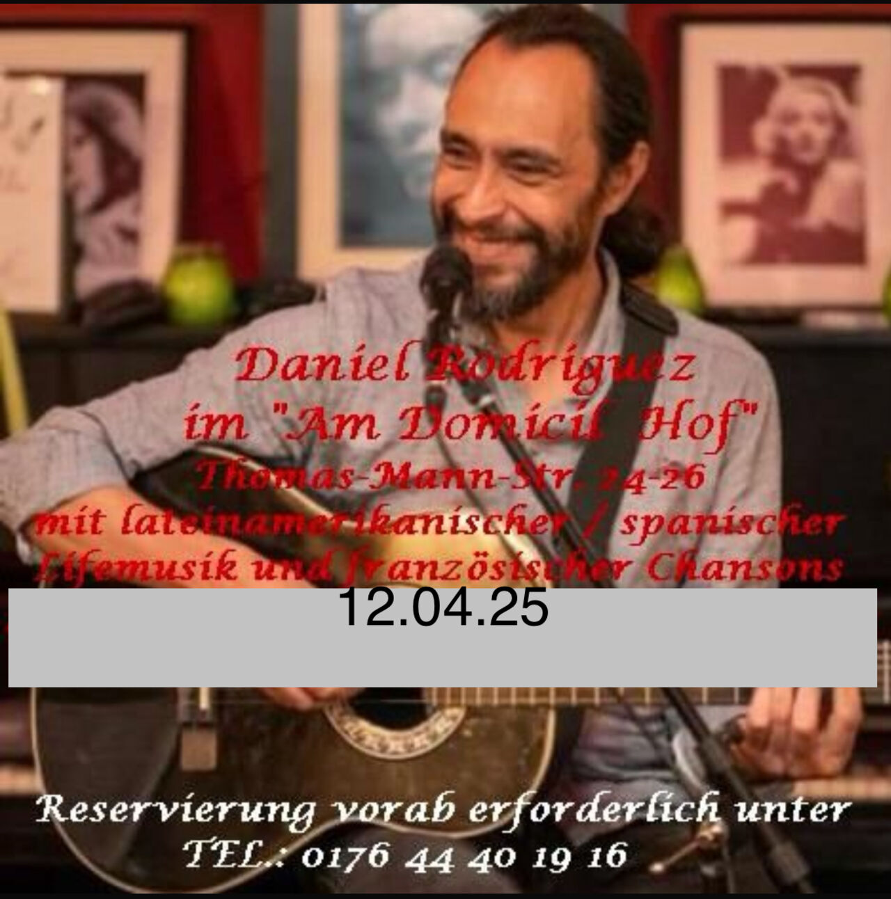 Live Musik am 12.04.25