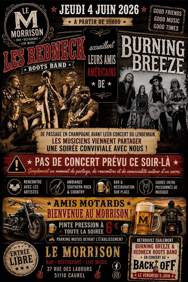 soirée dédicaces avec vern Daysel & the burning breeze