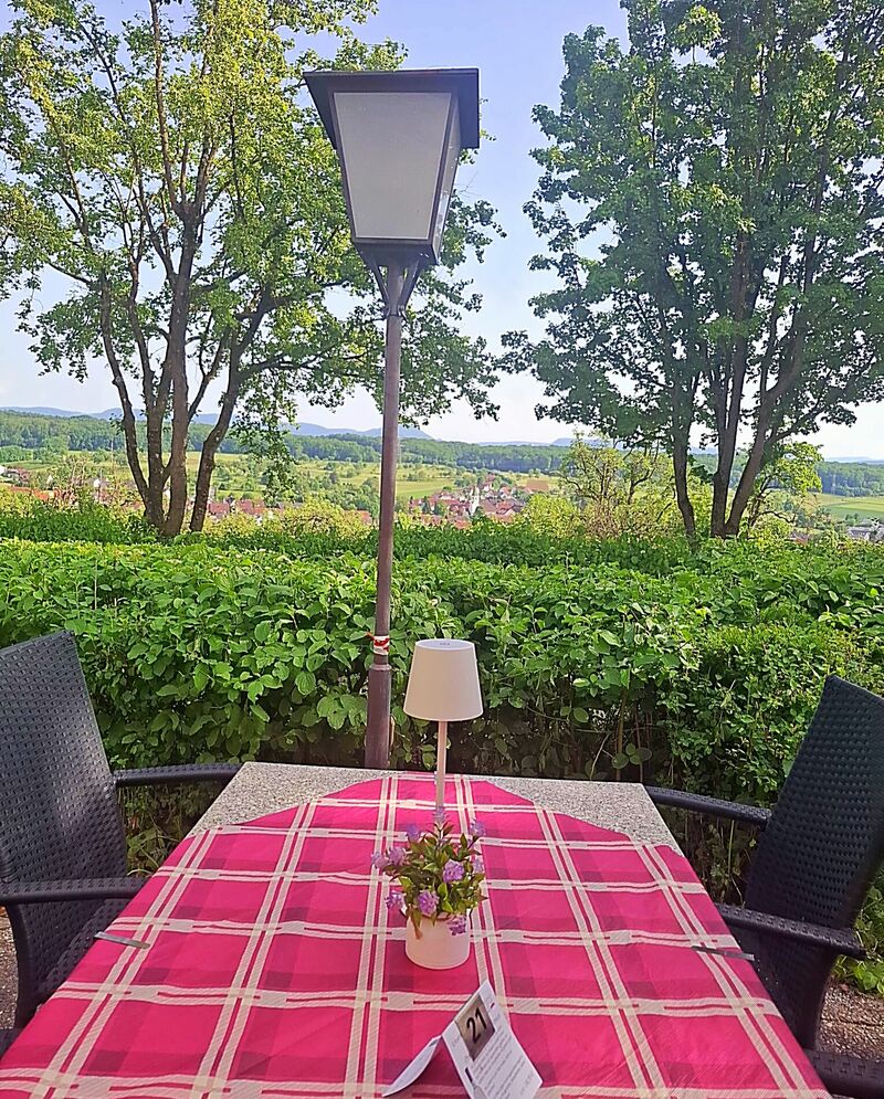 Terrasse mit toller Aussicht