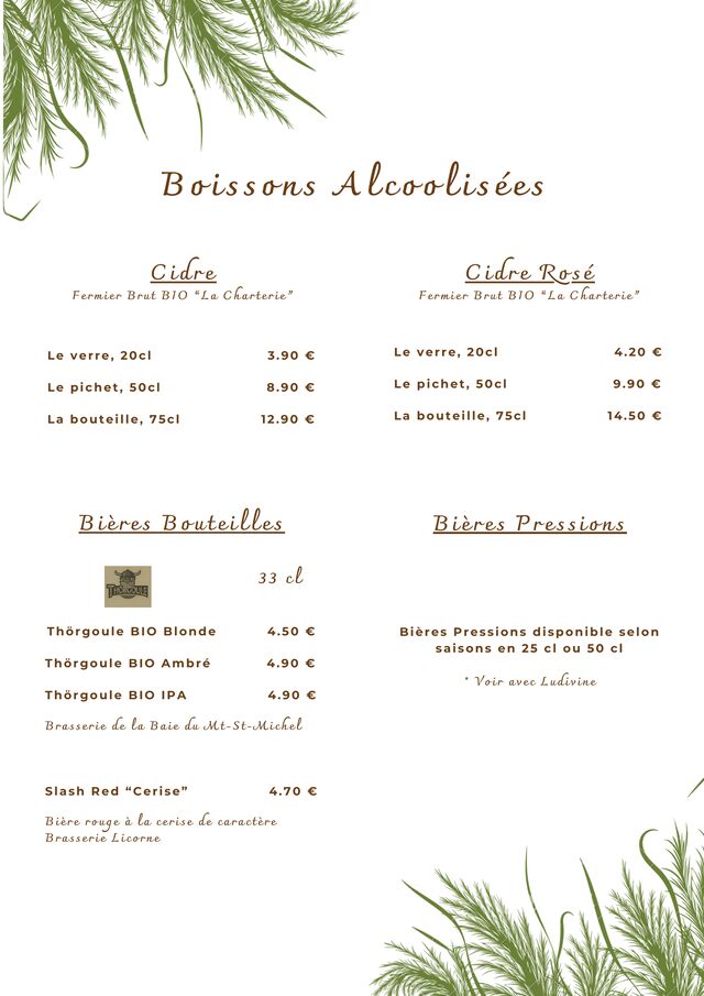 Les Boissons Alcoolisés