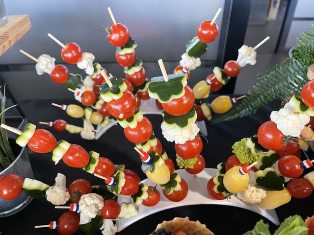 brochette de légumes