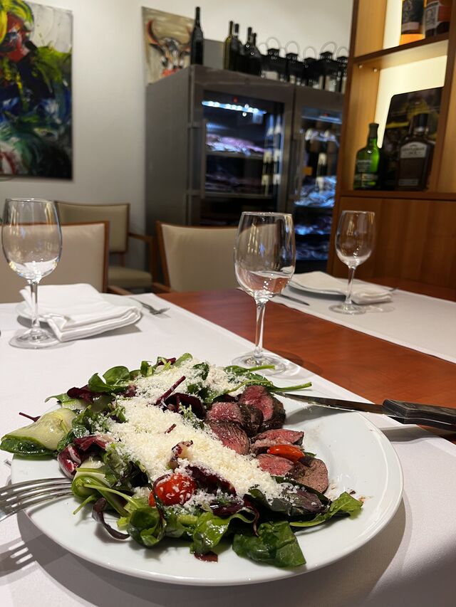 Salat mit Rinderfilet