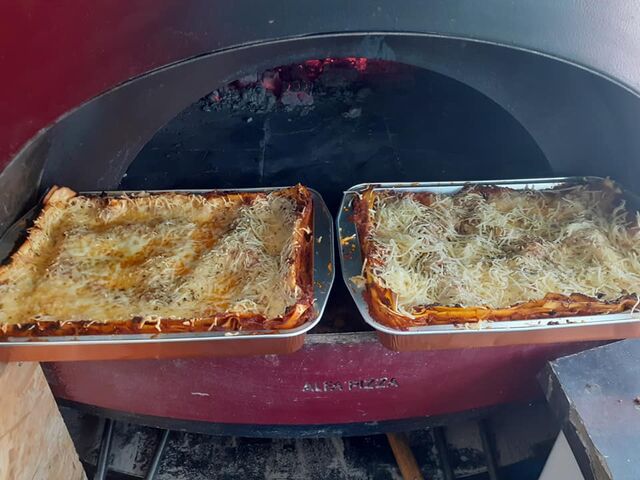 Nos merveilleuses LASAGNES au feu de bois 