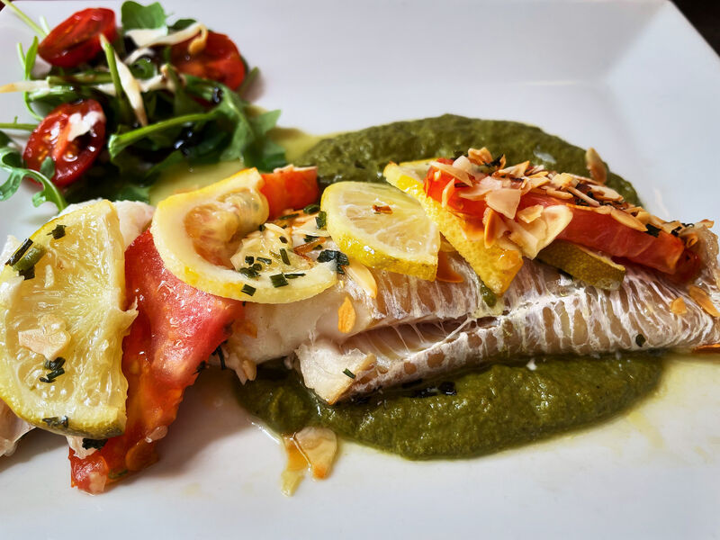 Poisson avec legumes