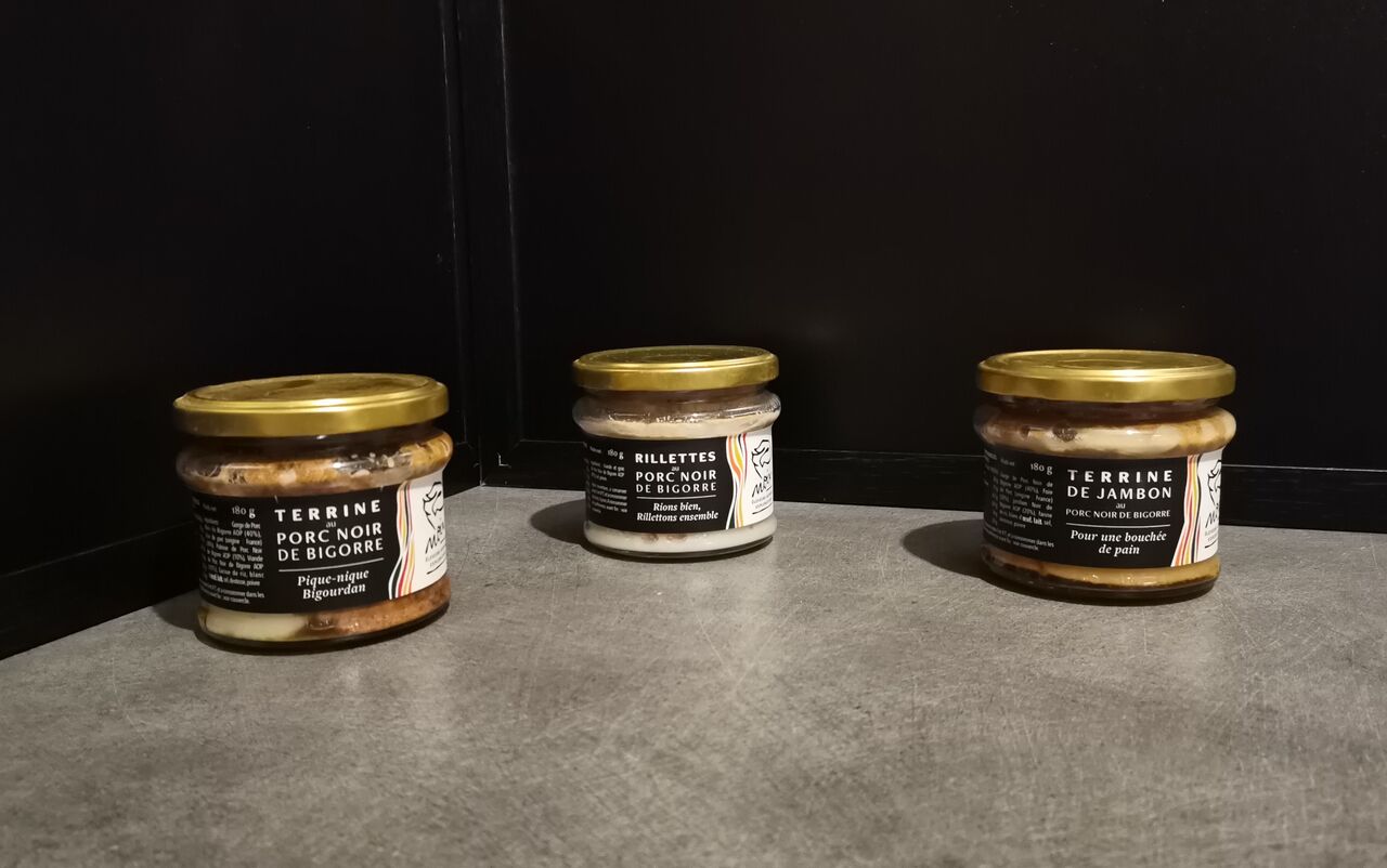 Rillettes et Terrines 180g=10€ le pot