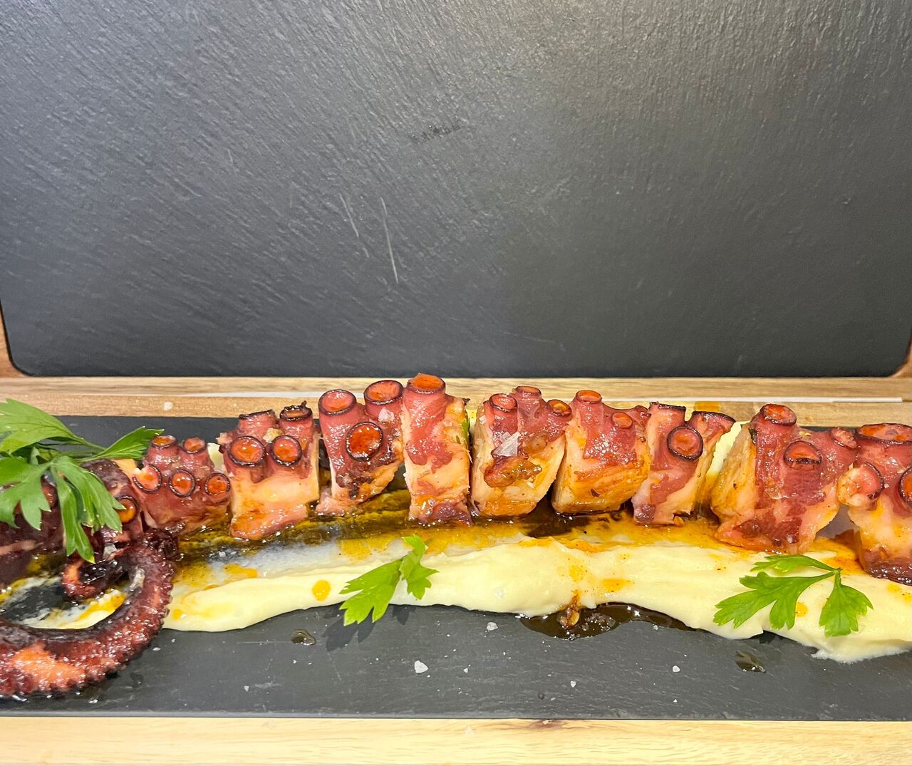 PULPO A LA PARMENTIER