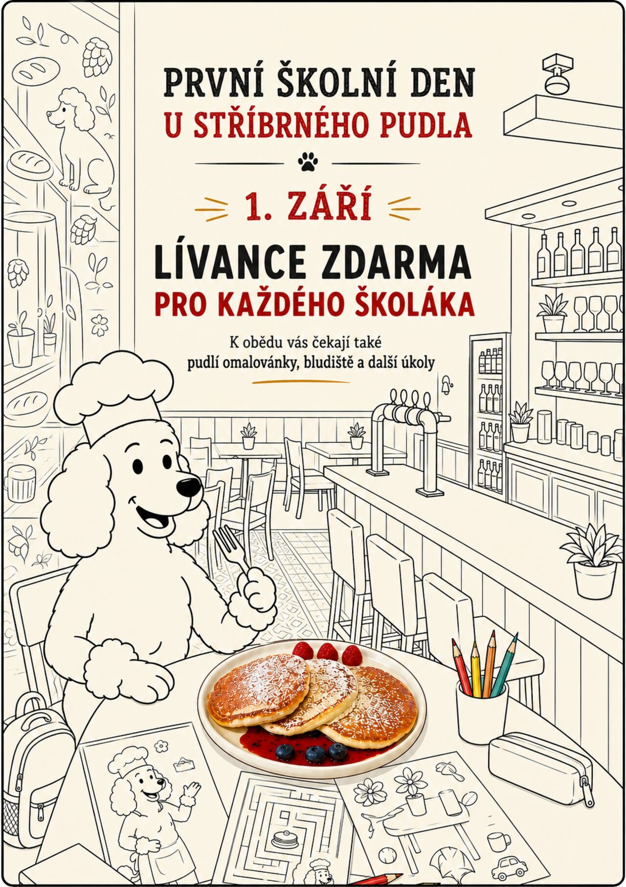 První školní den U Stříbrného Pudla