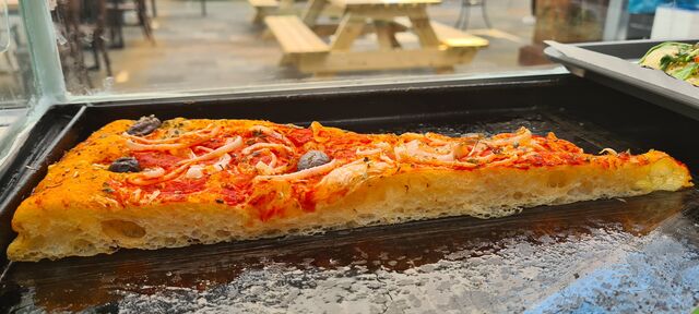 Traditional Sicilian Margherita al Taglio