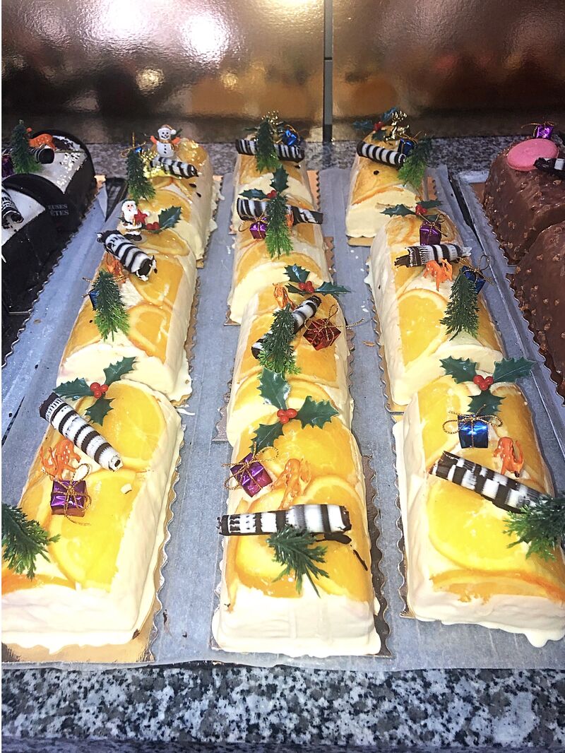 Bûche à la mandarine.?