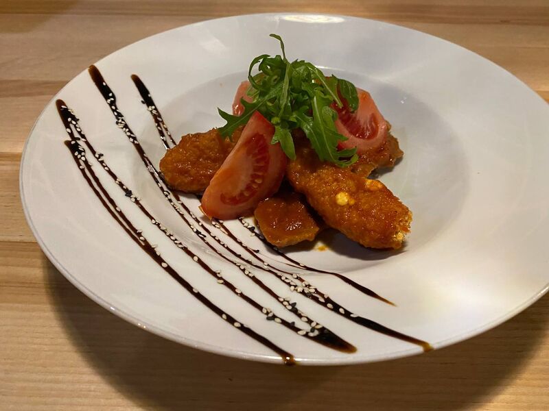 Салат гарячий з телятини 