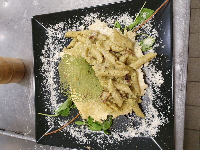 Pasta alla Brontese con Pistacchi freschi di Bronte
