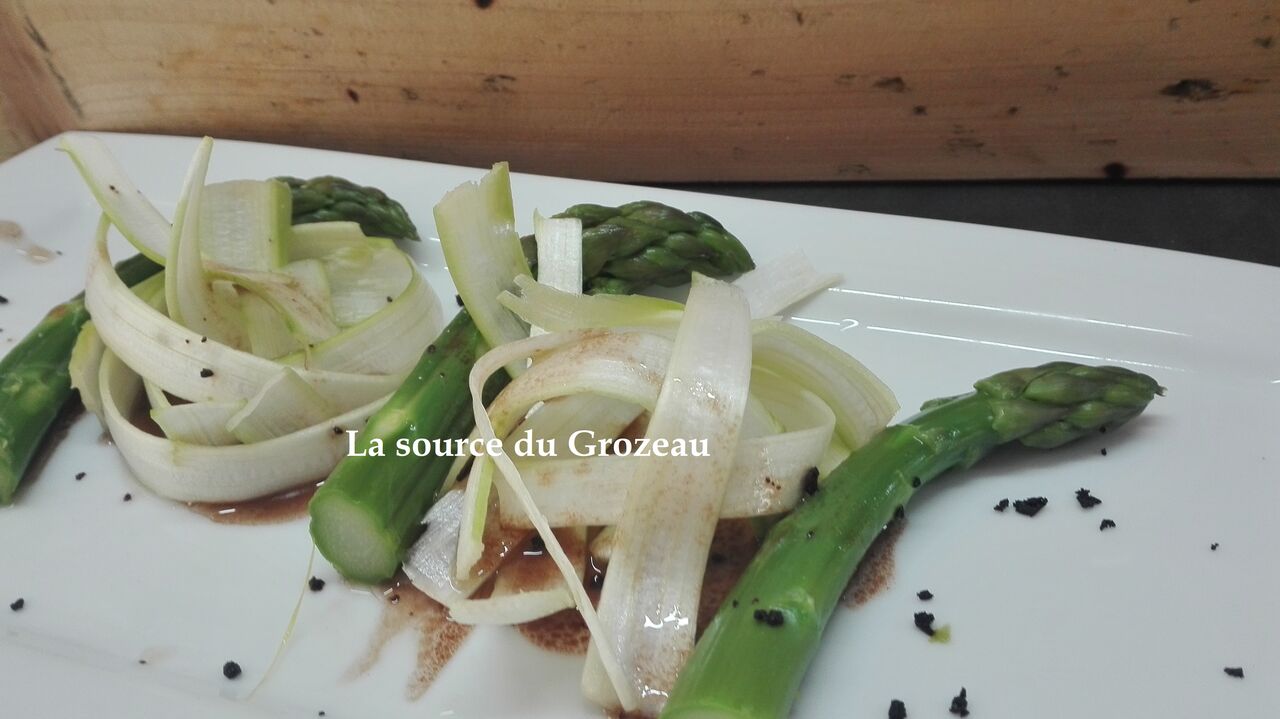 Menu Pâques 2019 - Déclinaison d'asperges