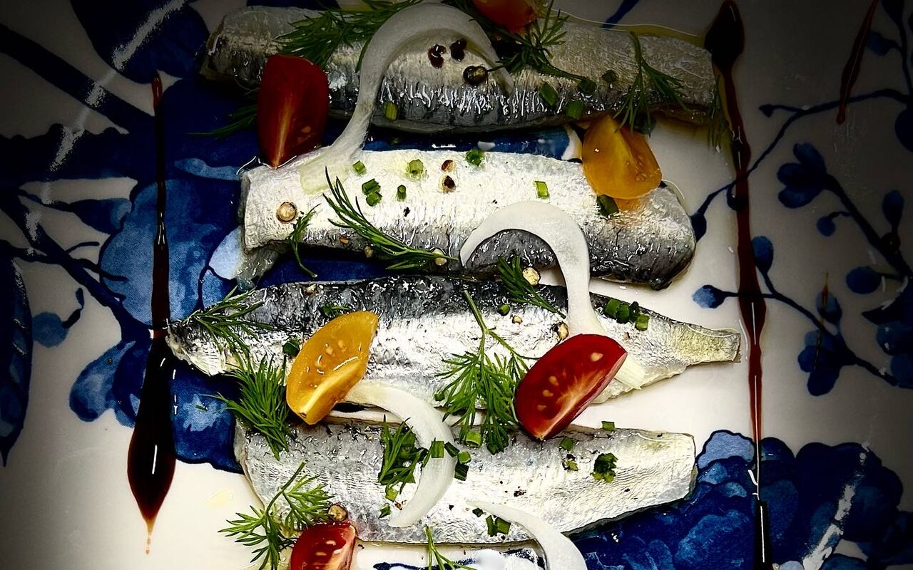Sardines marinées