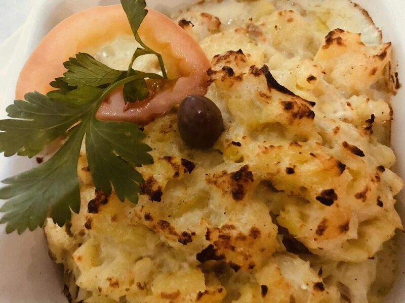 Bacalhau c/ Natas. Sugestão de Menu Executivo ou para menus de Grupo com marcação prévia.