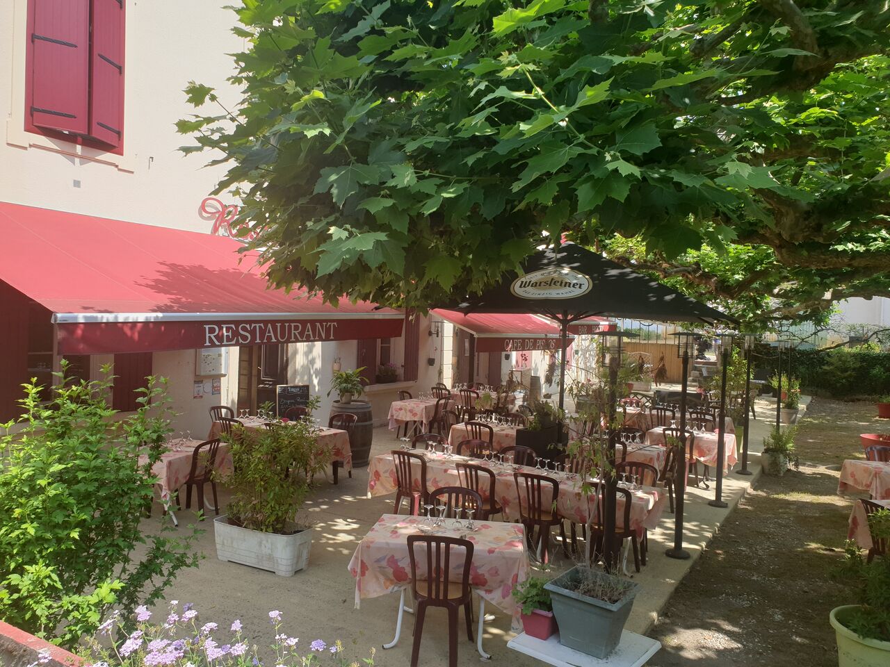 terrasse de printemps