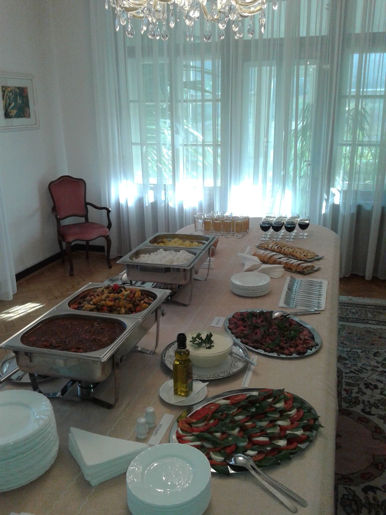 Ukázka z našich cateringových služeb.