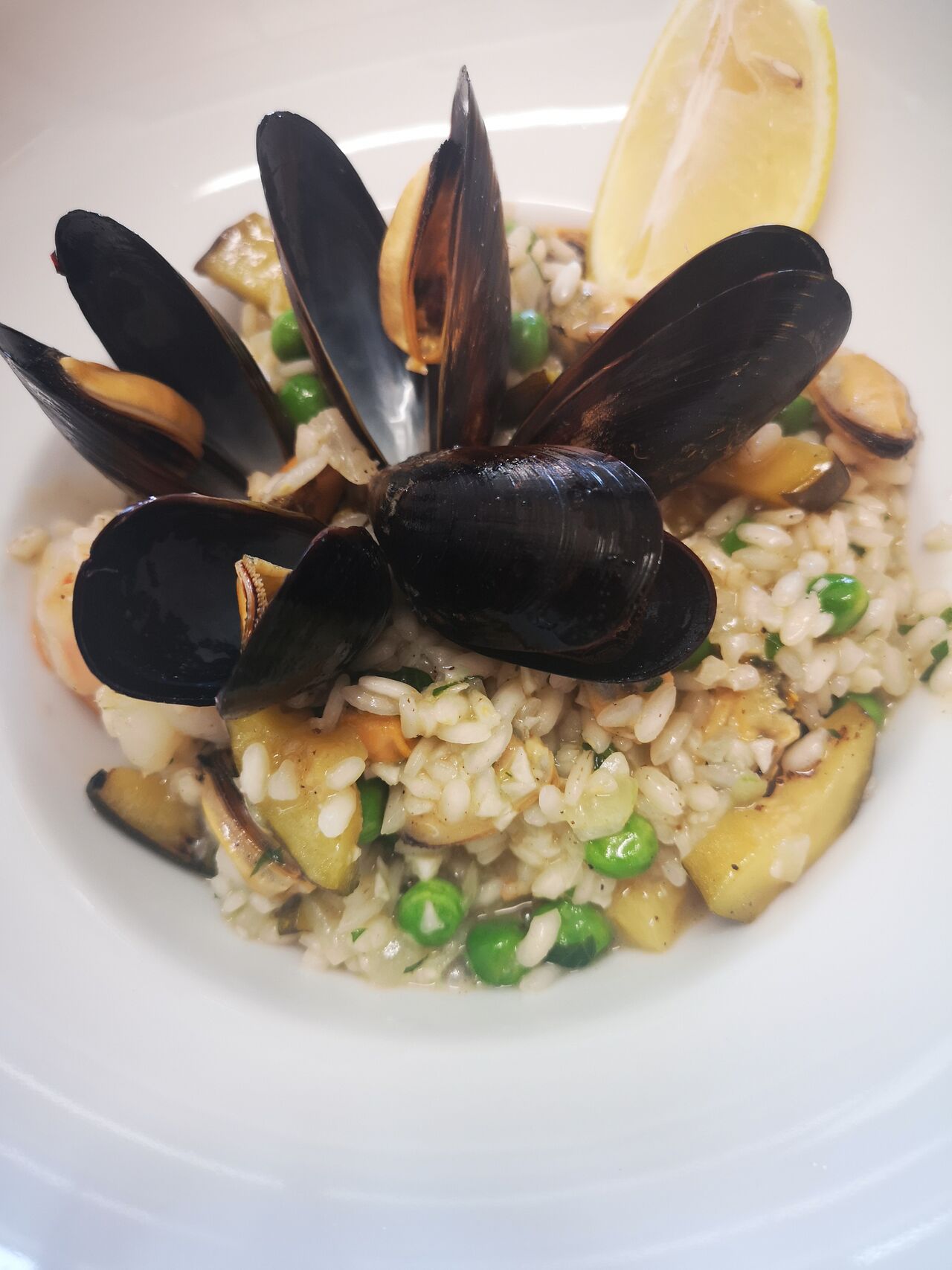 Risotto z owocami morza