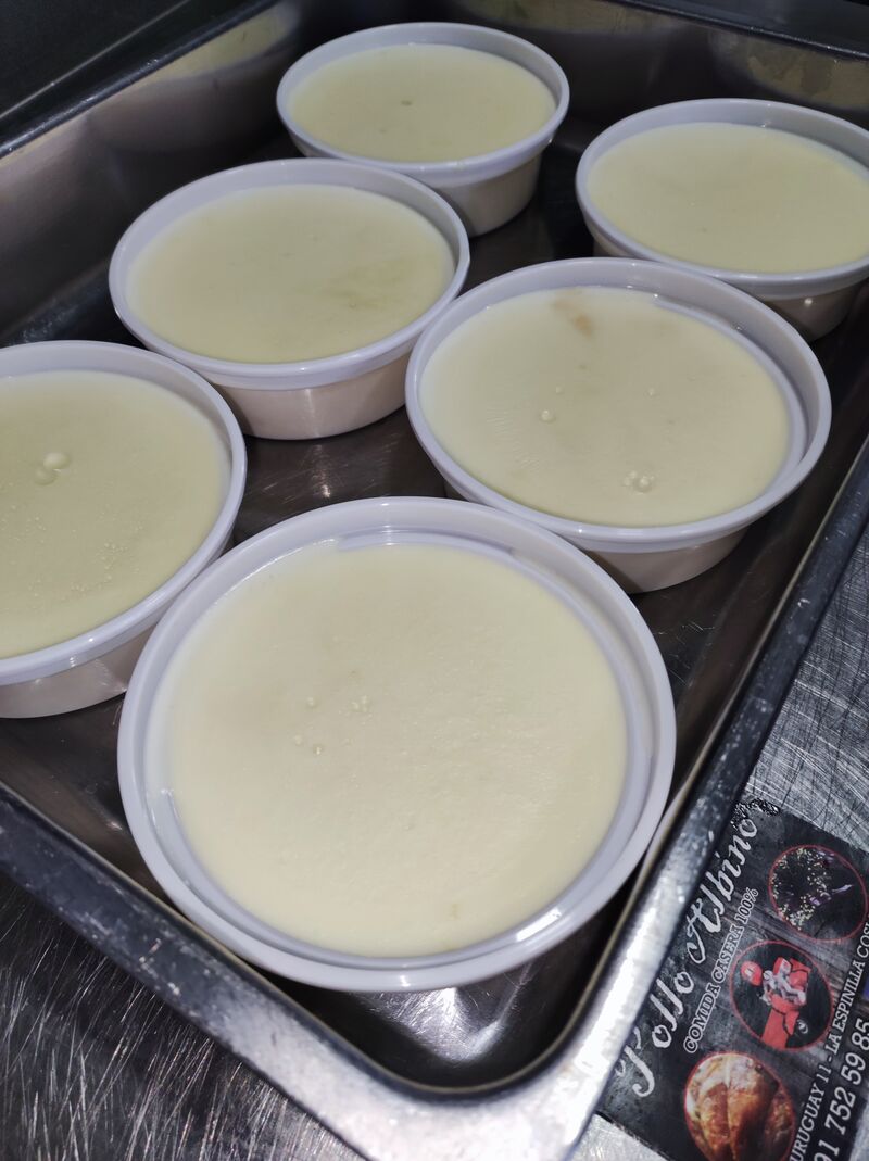 Flan de queso apto para celíacos