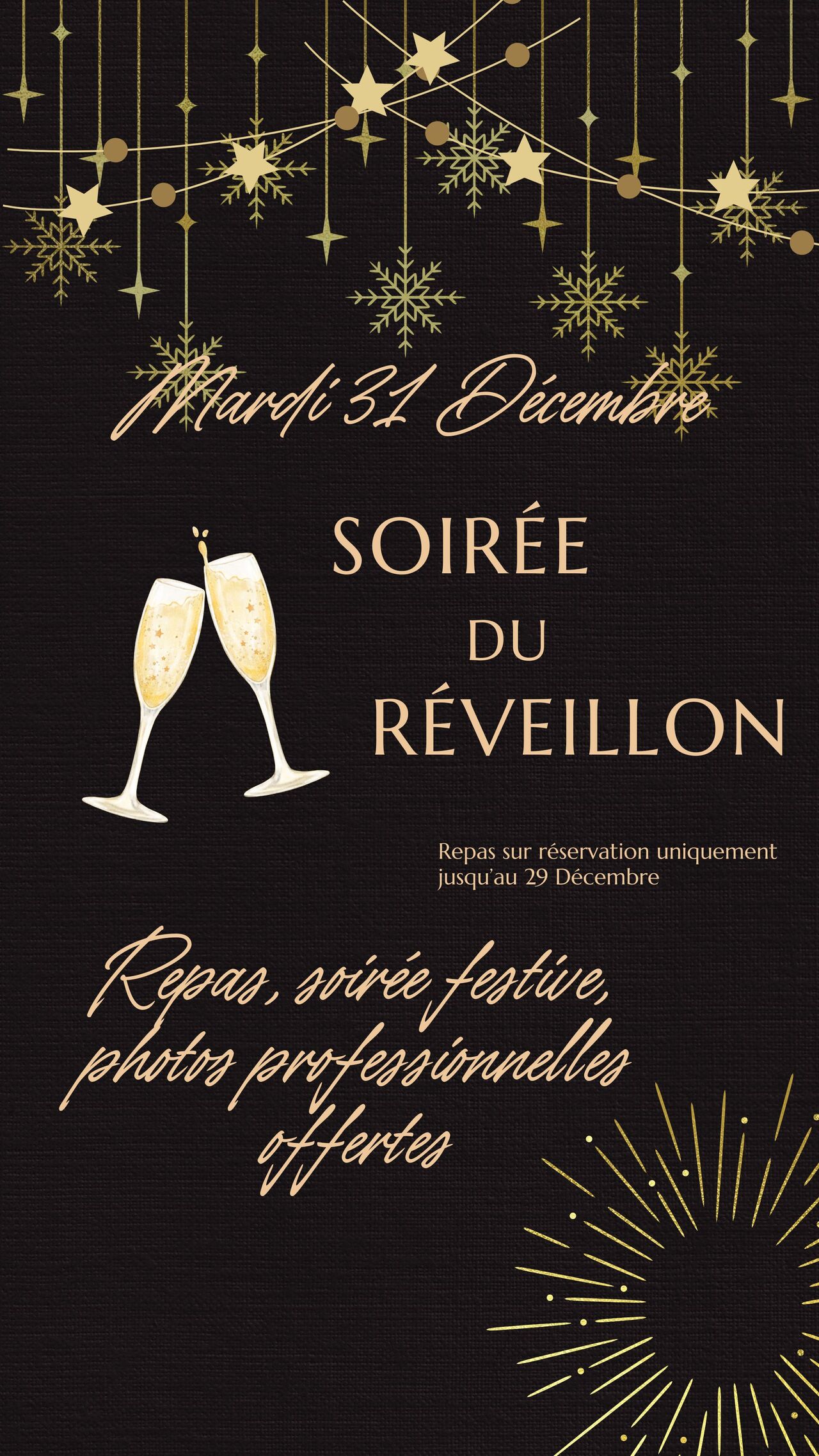 Soirée du 31 Décembre