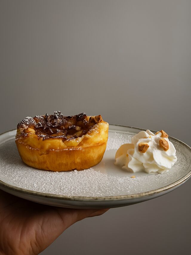 Le clafoutis aux poires et amandes caramélisées 
