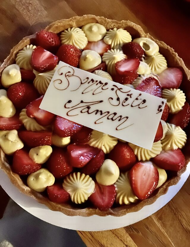 Tarte Fraises Pistache