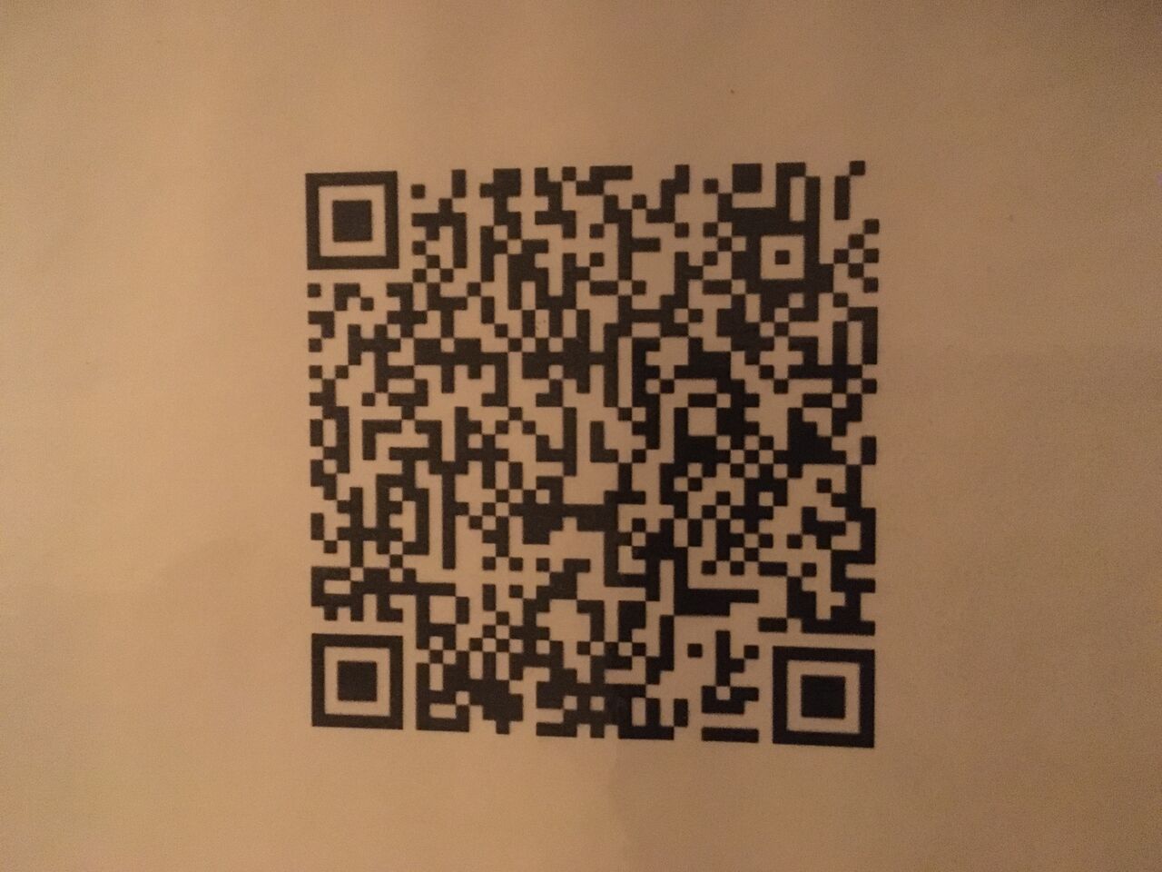 QR Code für unsere leckere Speisekarte. 