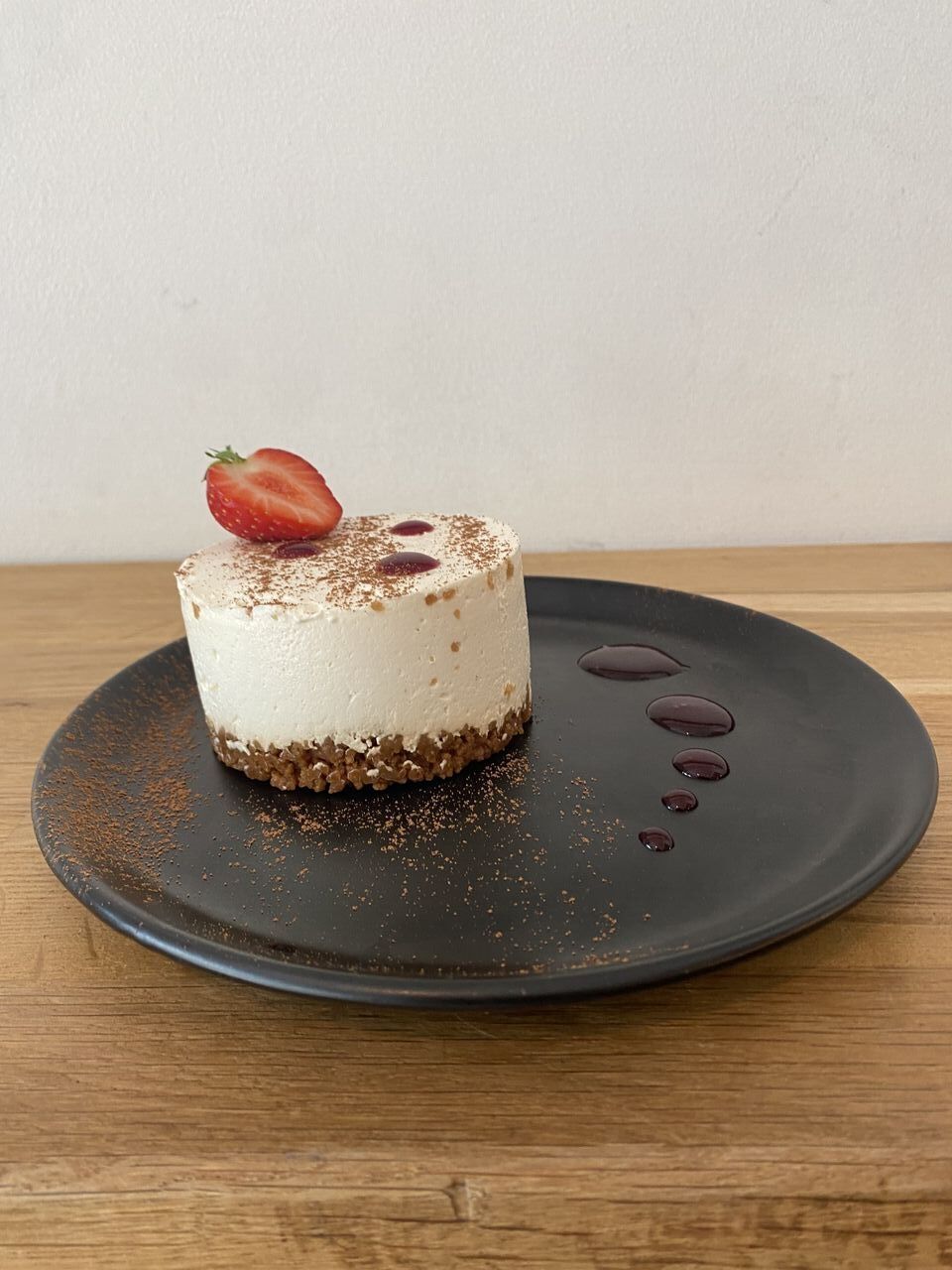 Cheese cake Spéculoos et fruits rouges 