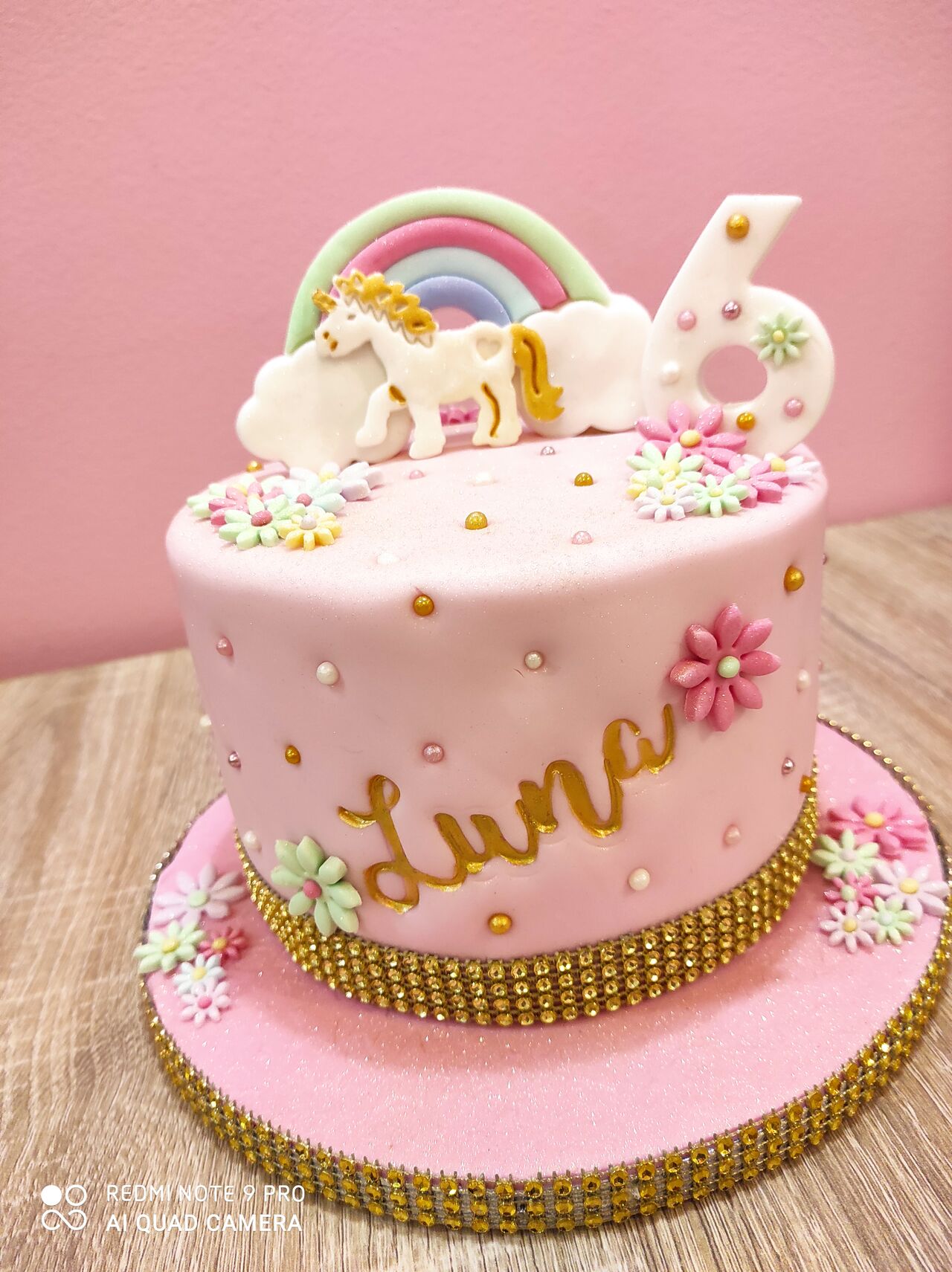 Gâteau Licorne pour les 6ans de Luna