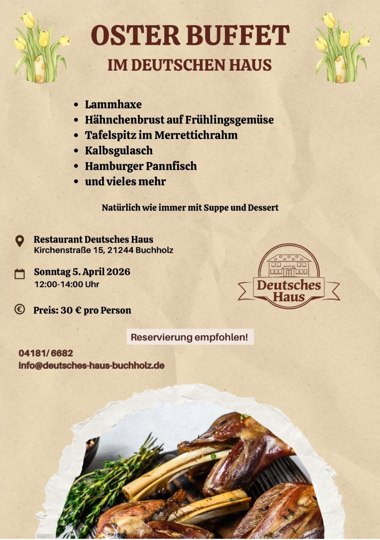 Große Sonntagsbuffets