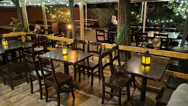 Ogródek za tyłach lokalu