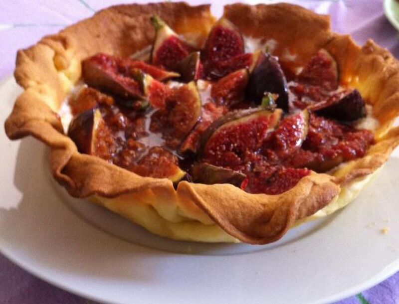 Tarte aux figues 