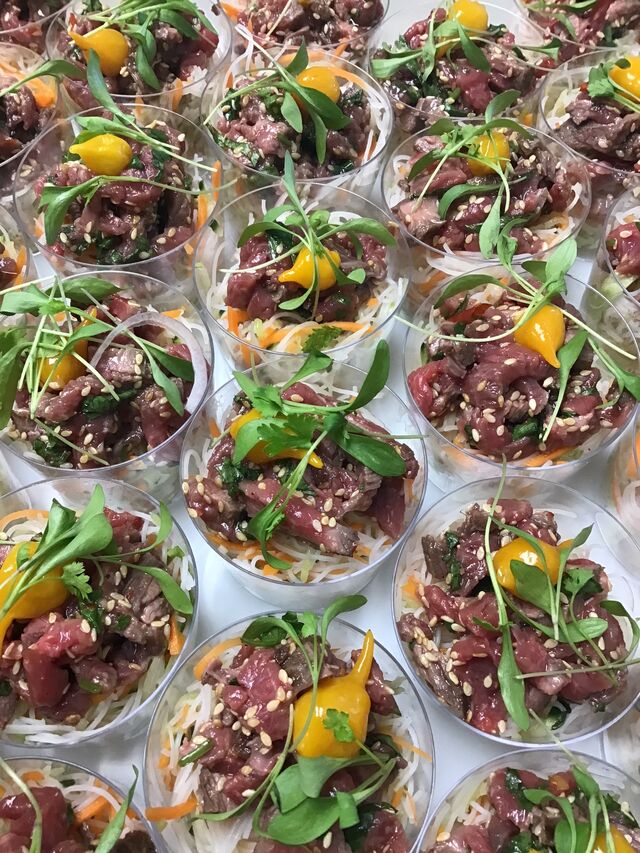 Salade de bœuf à la thaï et légumes croquants 