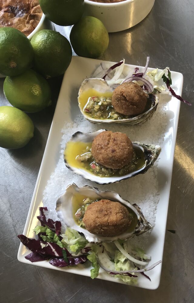 Bonbons d'huître sauce vierge Australie jusqu'au 22 janvier 2020