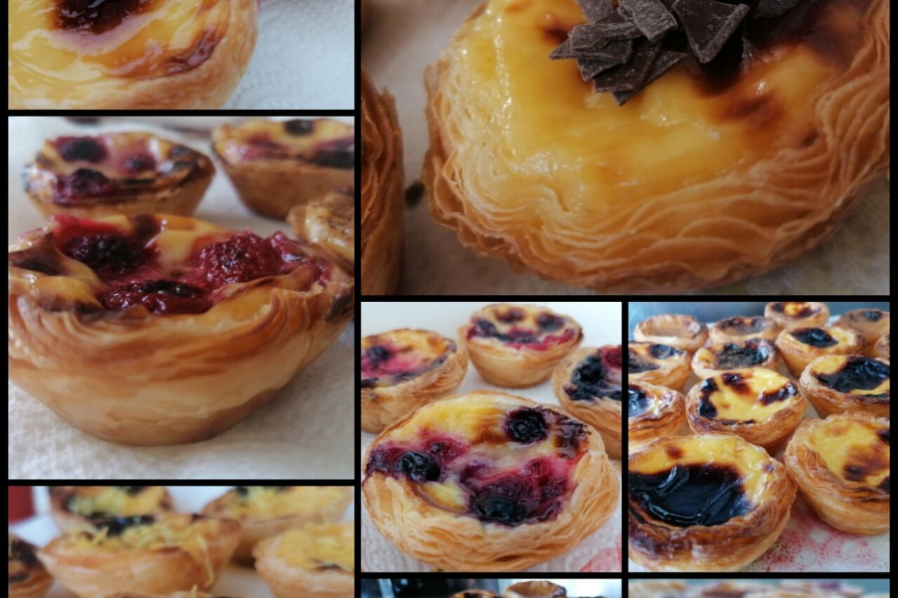 Déclinaison de pasteis de nata