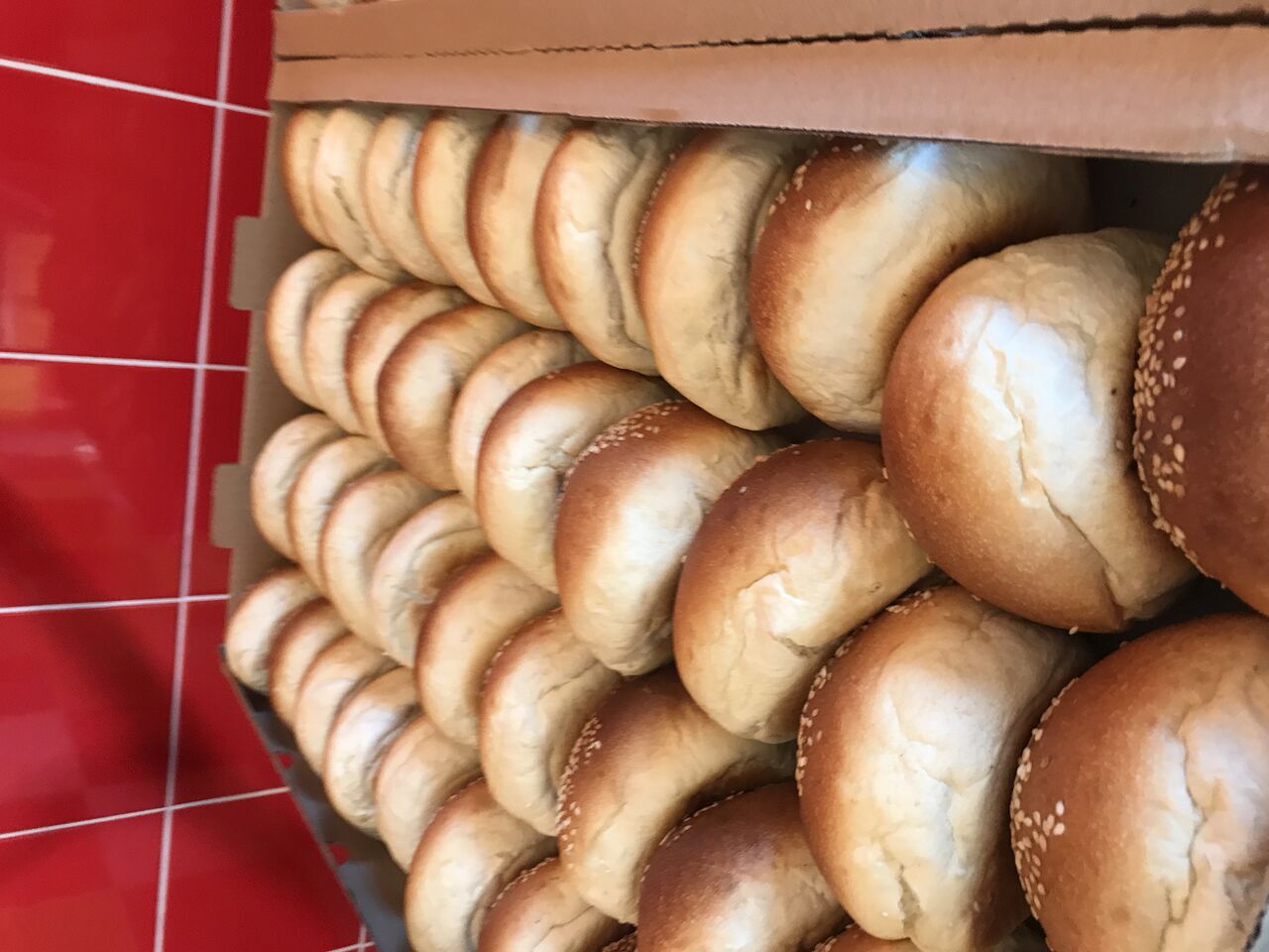 Pain burgers tout frais :)