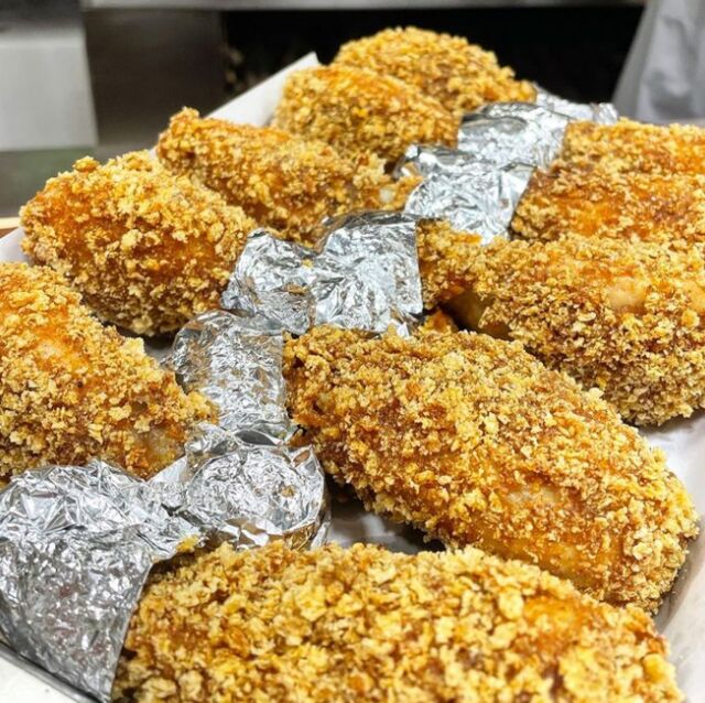 Fuselli di pollo con panatura alla paprika🍗