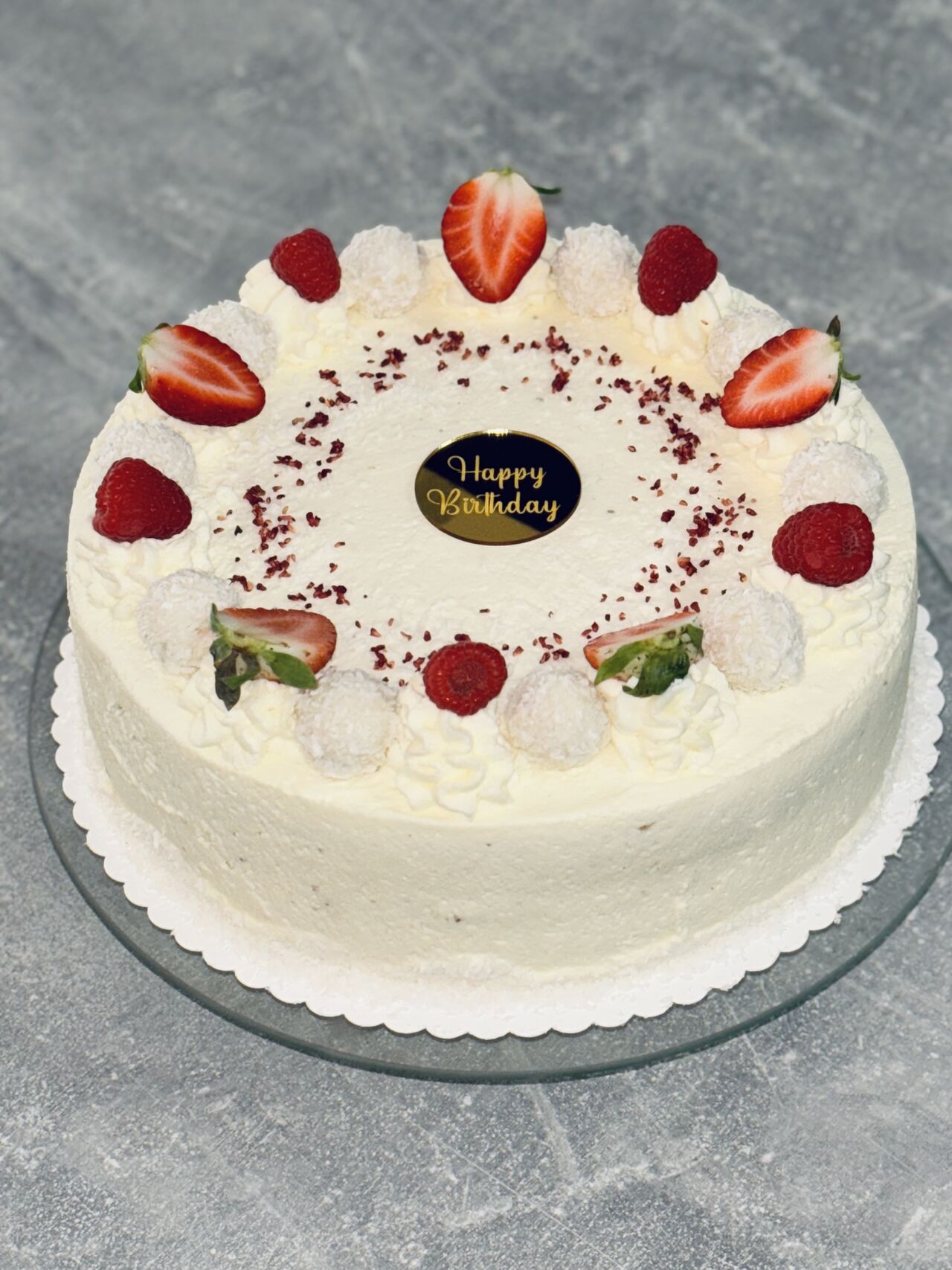 Raffaello-Himbeere Torte
